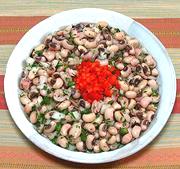 Dish of Blackeye Pea Salad