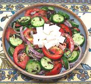 Dish of Georgian Salad