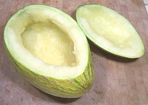 Melon Hollowed Out