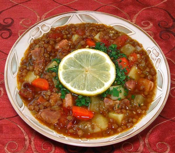 Bowl of Lentil Everything Soup