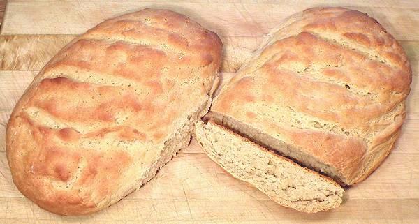 Loaves of Finnish Barley Bread