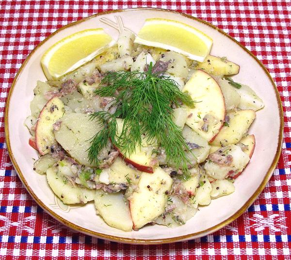 Dish of Fisherman's Potato Salad