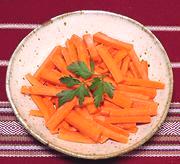 Bowl of Carrots with Lime & Chilis