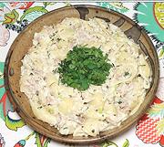 Dish of Pasta Shells & Tuna Salad