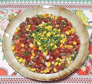 Dish of Red Bean Salad