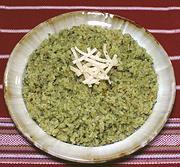 Dish of Morelos Green Rice