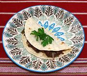 Plate with Moranga Sausage Taco