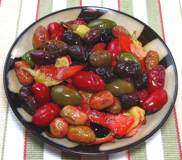 Dish of Olives al Forno