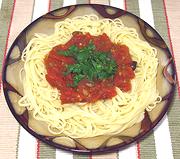 Dish of Pasta with Harlot Sauce