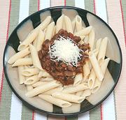 Dish of Pasta with Giblet Ragu