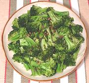 Dish of Broccoli with Olives