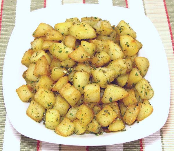 Dish of Potatoes with Rosemary & Sage