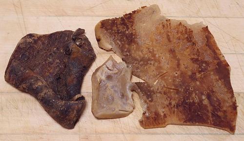 Dried and Cooked Ponmo Cow skins