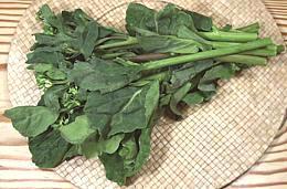 Gai-lan Stems, Leaves, Flowers