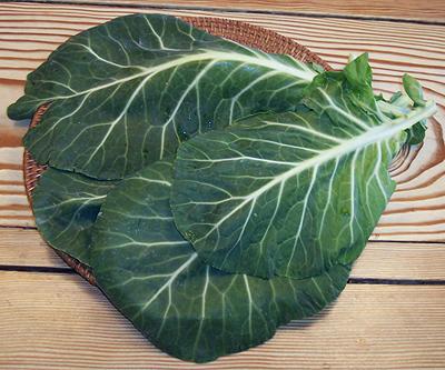 Whole Collard Green Leaves