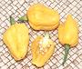 Whole and cut Yellow Scotch Bonnet Chilis