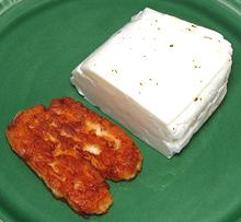 Halloumi Block and Fried Slice