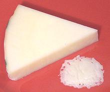 Wedge of Provolone Cheese