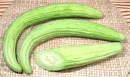 Whole and Cut Armenian Cucumbers
