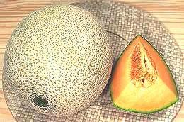 Whole and Cut Western Muskmelon