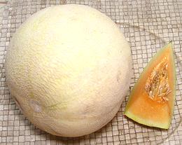 Whole and Cut Sugar Kiss Melon