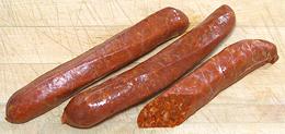 Mexican Longaniza, whole nd cut