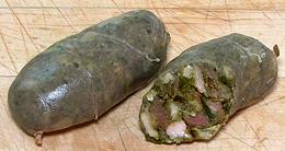 Whole and cut Chorizo Verde