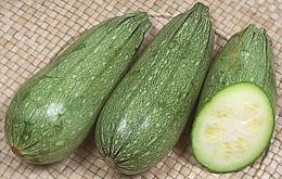 Mediterranian Squash, whole and cut