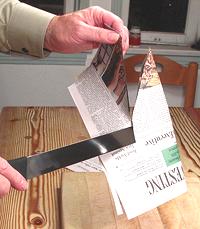 How to Test a Knife's Sharpness Using a Newspaper