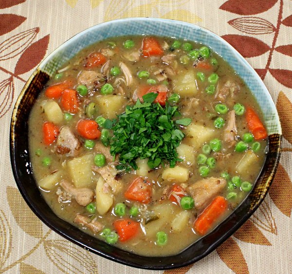 Dish of Chicken & Potato Stew