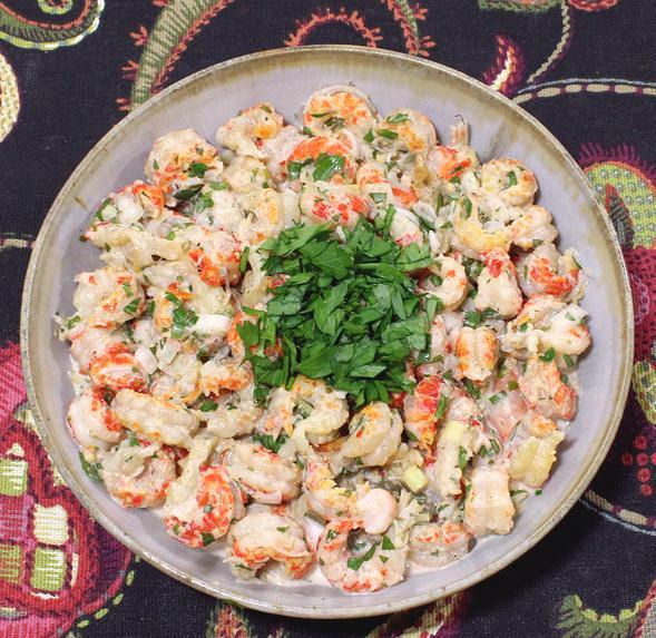 Dish of Crawfish Salad