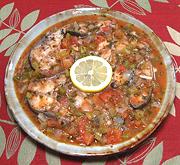 Dish of Creole Catfish with Rice