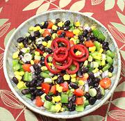Dish of Black Bean & Corn Salad