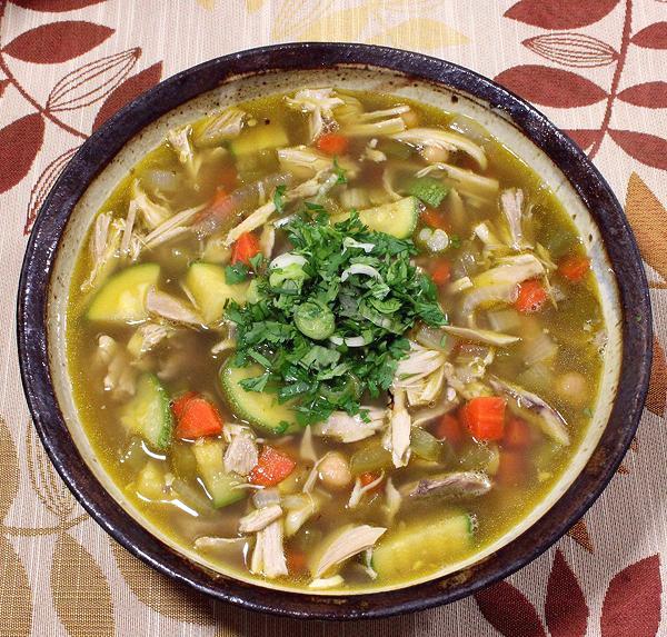 Bowl of Chicken Xochitl Soup