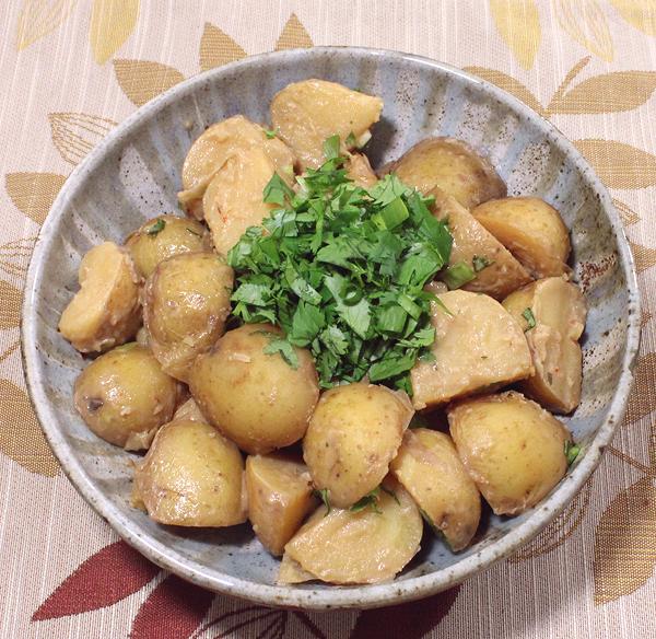 Dish of Potatoes with Japanese Dressing