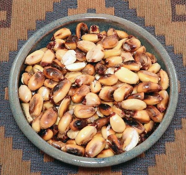 Bowl of Toasted Cuzco Yellow Corn