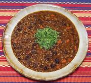 Dish of Smoky Lentils & Chorizo