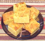 Squares of Sopa Paraguaya