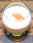 Glass of Pisco Rica Rica