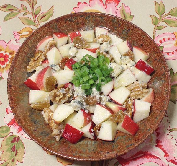 Dish of Apple Walnut Salad