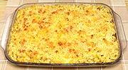 Dish of Macaroni Pie