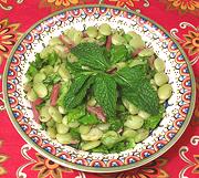 Bowl of Lima Bean Salad