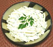 Dish of Celery Root Salad