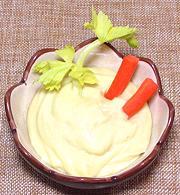 Small Dish of Home Made Mayonnaise