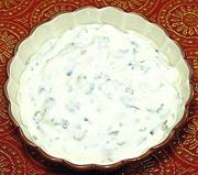 Small Bowl of Malabar Spinach Raita