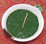 Small Bowl of Cilantro Mint Chutney