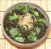 Small Bowl of Cucumber Seaweed Salad