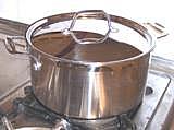 Stock Pot on Stove