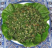 Plate of Tabouleh