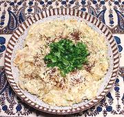 Dish of Fish in Tahini Sauce